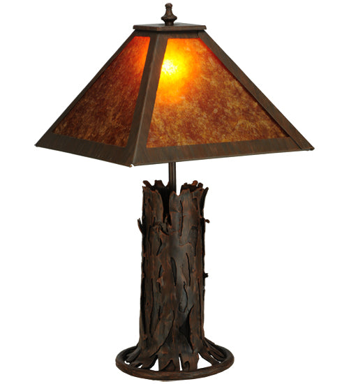 Meyda Tiffany Lighting 141532 Bungalow One Light Accent Lamp Lamp Bronze / Dark