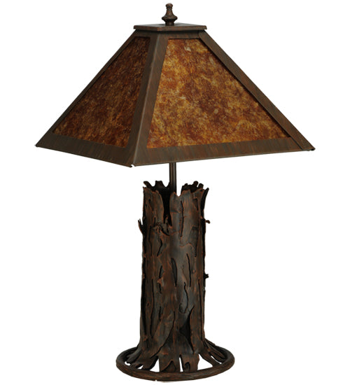 Meyda Tiffany Lighting 141532 Bungalow One Light Accent Lamp Lamp Bronze / Dark