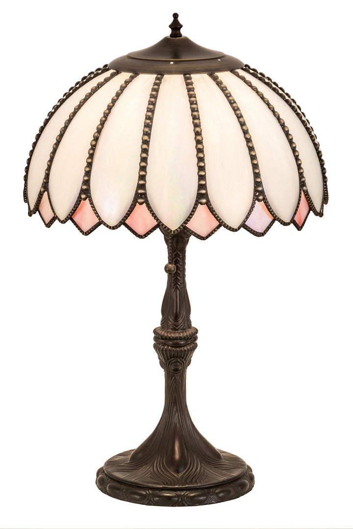 Meyda Tiffany Lighting 31295 Daisy One Light Table Lamp Lamp Bronze / Dark