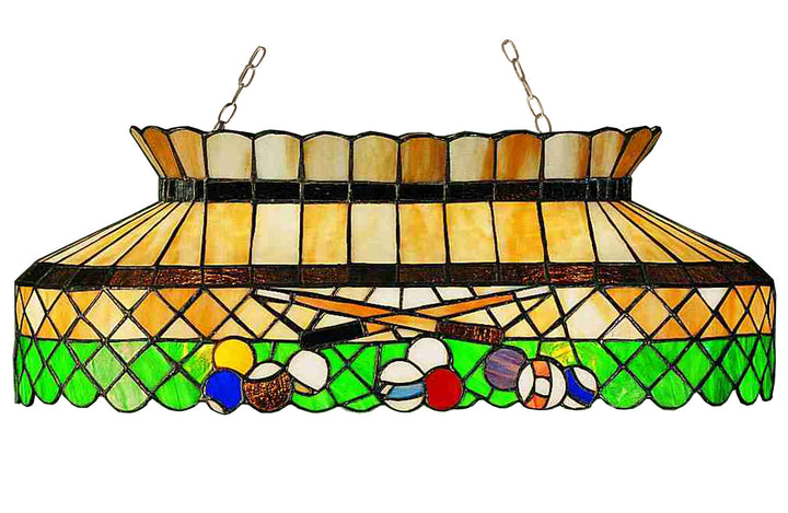 Meyda Tiffany Green Billiard 28500 Pendant Light - Antique Nickel