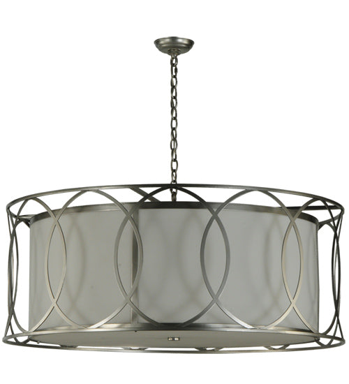 Meyda Tiffany Cilindro 141660 Chandelier Light - Nickel