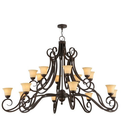 Meyda Tiffany Angelo 141671 Chandelier Light - Rust