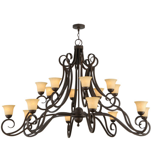 Meyda Tiffany Angelo 141671 Chandelier Light - Rust