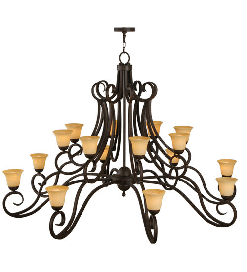 Meyda Tiffany Angelo 141671 Chandelier Light - Rust