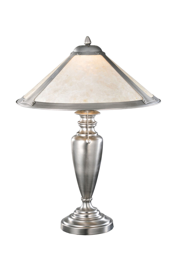 Meyda Tiffany Lighting 66401 Van Erp One Light Table Lamp Lamp Pewter, Nickel, Silver