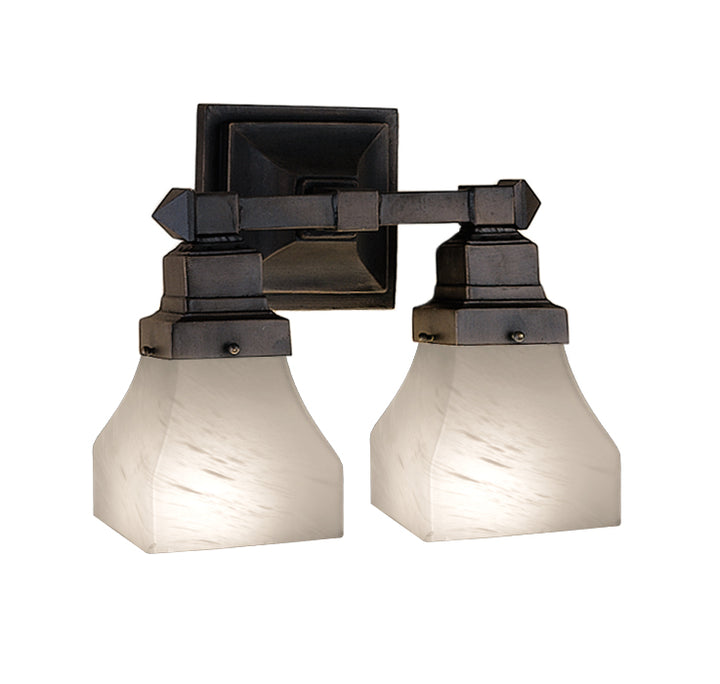 Meyda Tiffany Bungalow 27622 Bath Vanity Light 13 in. wide - French Bronzed