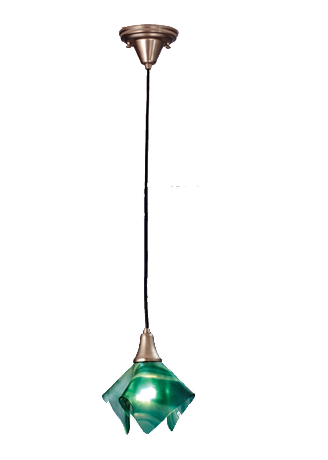 Meyda Tiffany Mente Swirl 72456 Pendant Light - Brushed Nickel