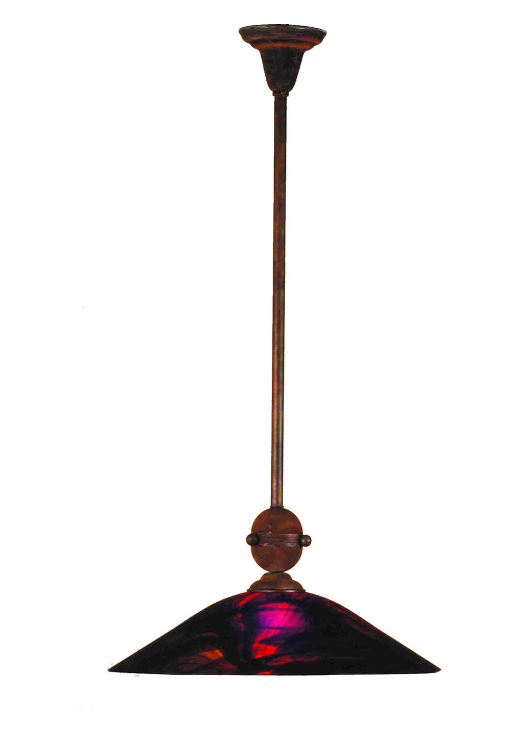 Meyda Tiffany Deco Ball 68672 Pendant Light - Vintage Copper