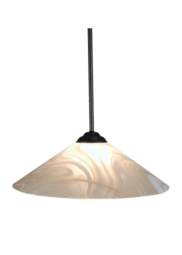 Meyda Tiffany Blush Swirl 70106 Pendant Light - Craftsman Brown
