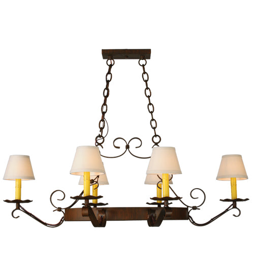 Meyda Tiffany Handforged 141763 Chandelier Light - Antique Brass