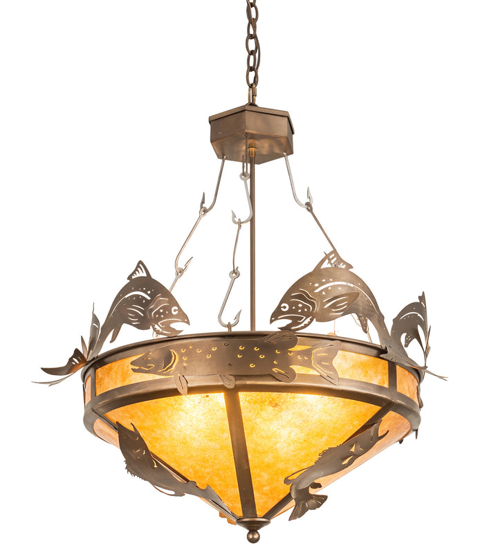 Meyda Tiffany Catch Of The Day 32356 Pendant Light - Antique Copper