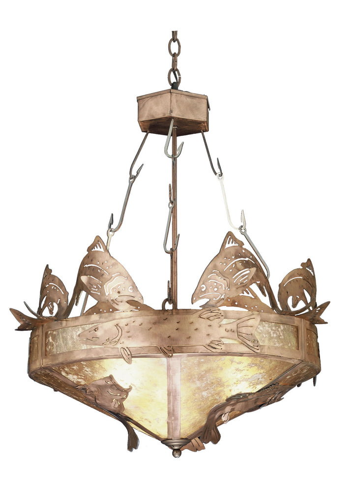 Meyda Tiffany Catch Of The Day 32124 Pendant Light - Antique Copper