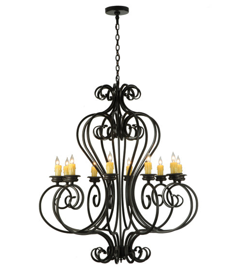 Meyda Tiffany Fernando 141833 Chandelier Light - Mahogany Bronze