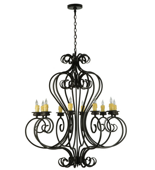 Meyda Tiffany Fernando 141833 Chandelier Light - Mahogany Bronze
