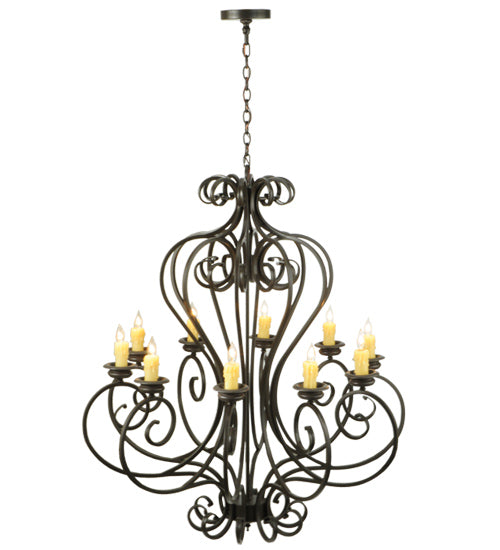 Meyda Tiffany Fernando 141833 Chandelier Light - Mahogany Bronze
