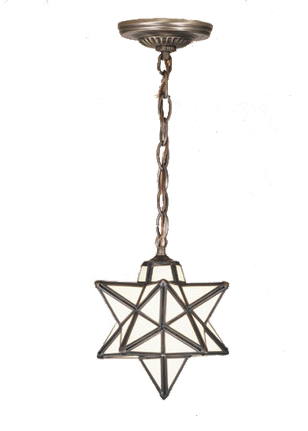 Meyda Tiffany Moravian Star 21838 Pendant Light - Mahogany Bronze