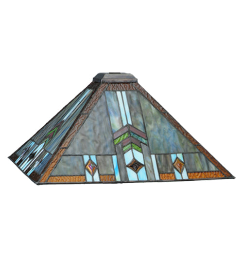 Meyda Tiffany Lighting 141905 Prairie Wheat Shade Lamp Shade Multicolored