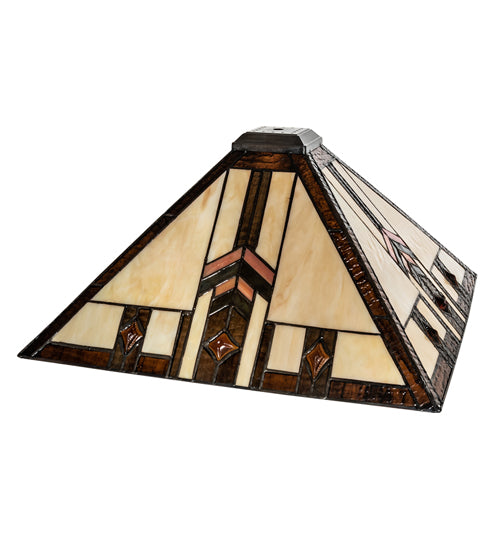 Meyda Tiffany Lighting 141907 Prairie Wheat Shade Lamp Shade Multicolored