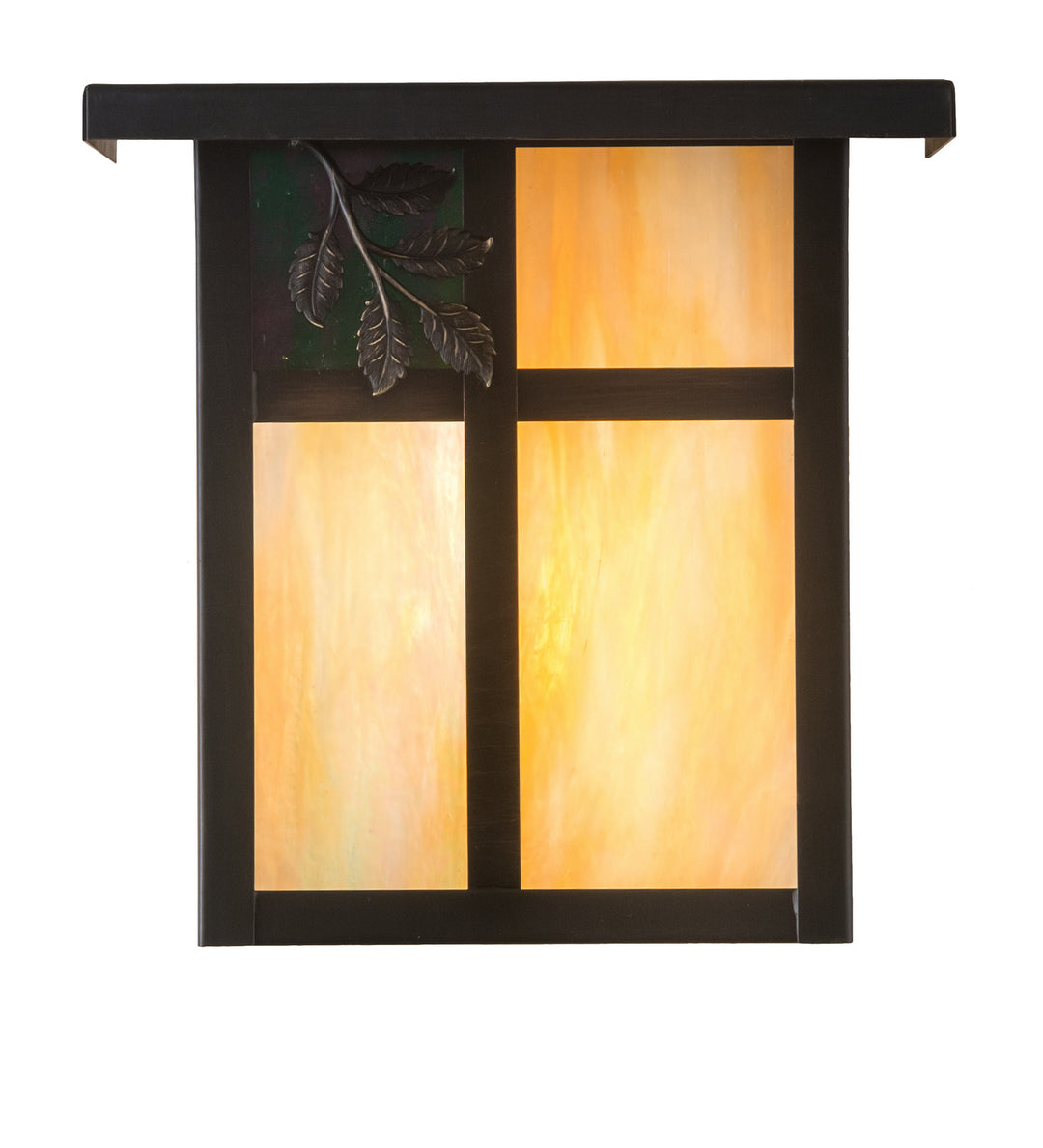 Meyda Tiffany Hyde Park 29516 Wall Light - Craftsman Brown