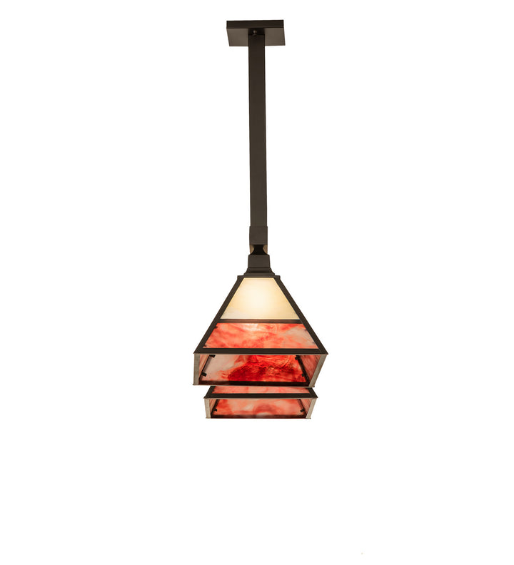 Meyda Tiffany Stickley 28511 Pendant Light - Craftsman Brown