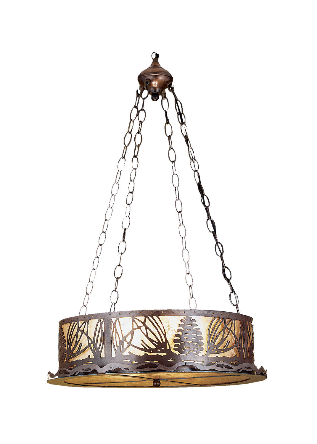 Meyda Tiffany Mountain Pine 29922 Pendant Light - Antique Copper