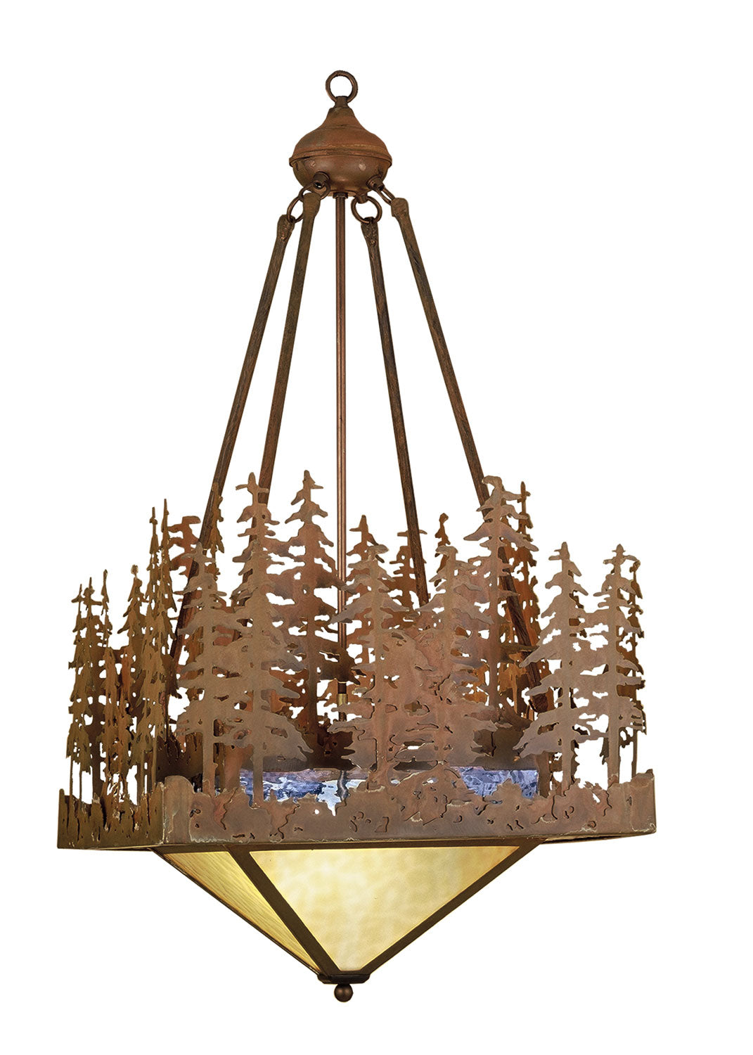 Meyda Tiffany Pine Lake 32802 Pendant Light - Beige Blue