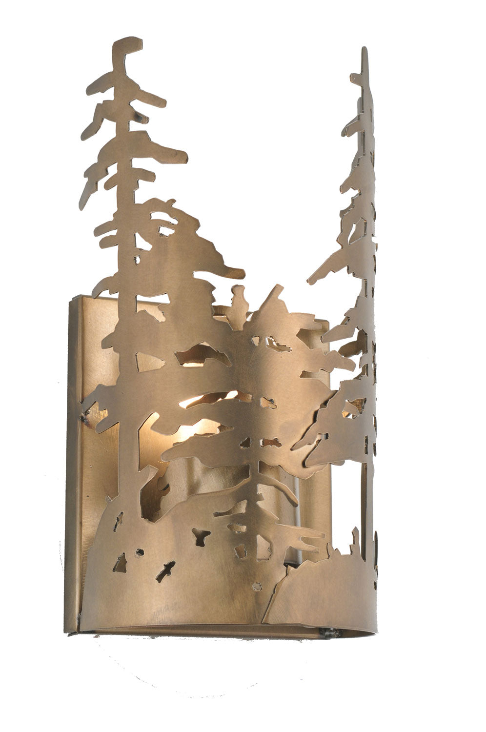 Meyda Tiffany Tall Pines 31252 Wall Light - Antique Copper