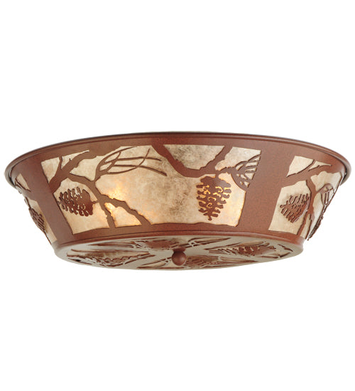 Meyda Tiffany Whispering Pines 141946 Ceiling Light - Rust