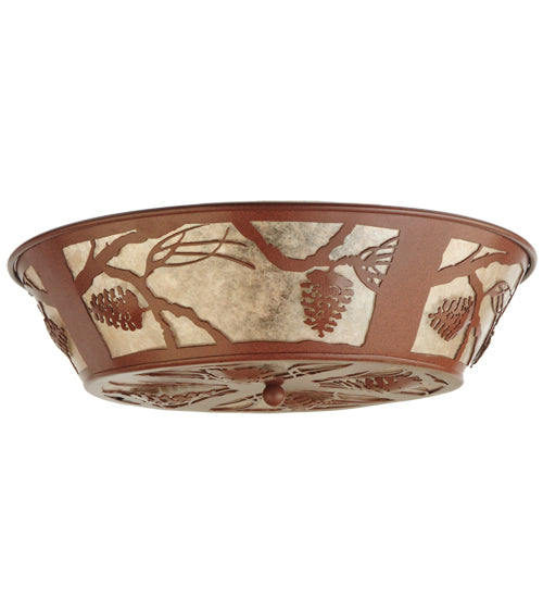 Meyda Tiffany Whispering Pines 141946 Ceiling Light - Rust