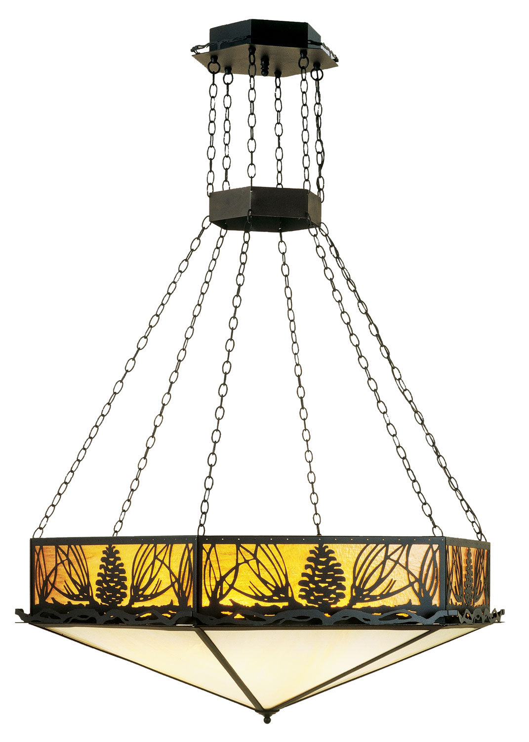 Meyda Tiffany Mountain Pine 51006 Pendant Light - Vintage Copper