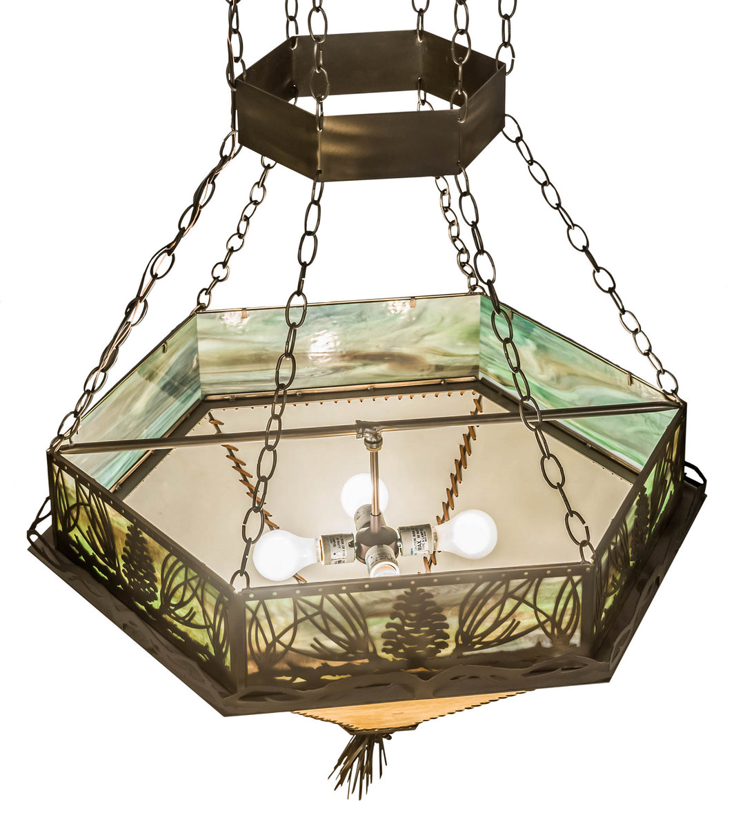 Meyda Tiffany Mountain Pine 51211 Pendant Light - Antique Copper