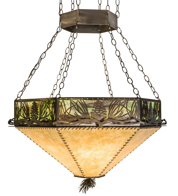 Meyda Tiffany Mountain Pine 51211 Pendant Light - Antique Copper