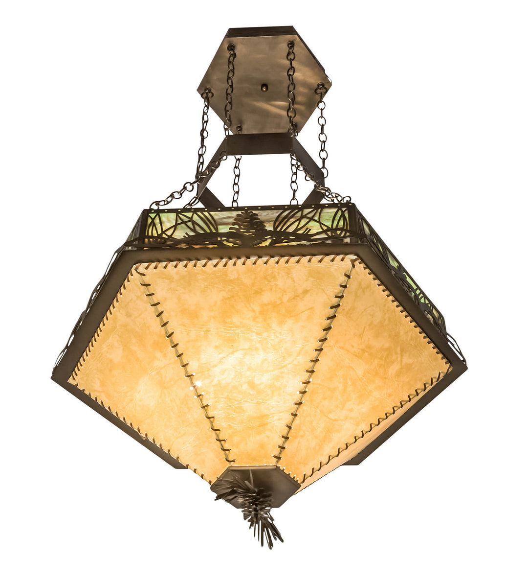 Meyda Tiffany Mountain Pine 51211 Pendant Light - Antique Copper