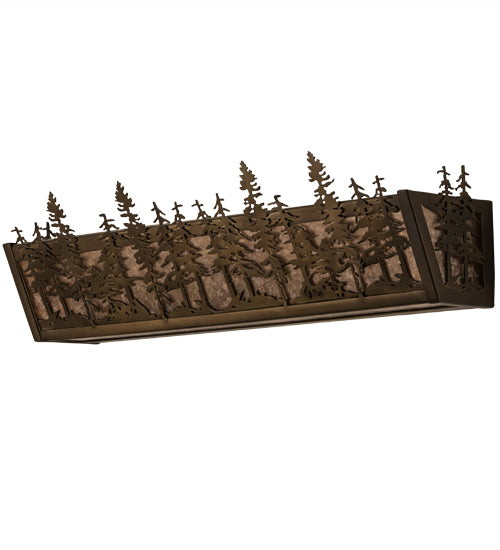 Meyda Tiffany Tall Pines 14200 Bath Vanity Light 24 in. wide - Antique Copper
