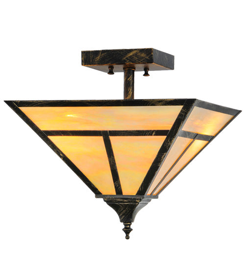 Meyda Tiffany T" Mission" 142016 Ceiling Light - Timeless Bronze,Custom