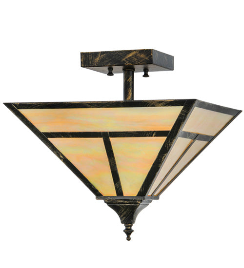Meyda Tiffany T" Mission" 142016 Ceiling Light - Timeless Bronze,Custom