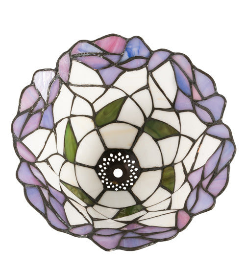 Meyda Tiffany Lighting 14209 Daffodil Bell Shade Lamp Shade Bronze / Dark