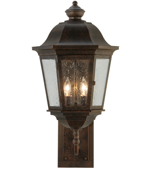 Meyda Tiffany Lighting 142105 Cassandra Two Light Wall Sconce Outdoor Bronze / Dark
