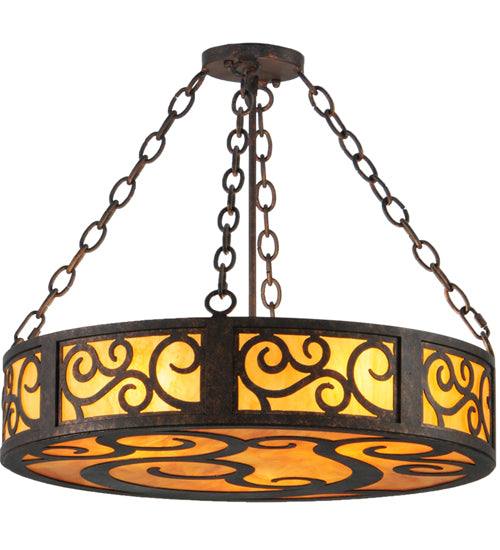 Meyda Tiffany Dean 142197 Pendant Light - Rust, Custom