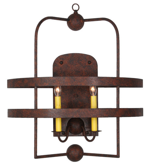 Meyda Tiffany Aldari 142242 Wall Light - Red Rust