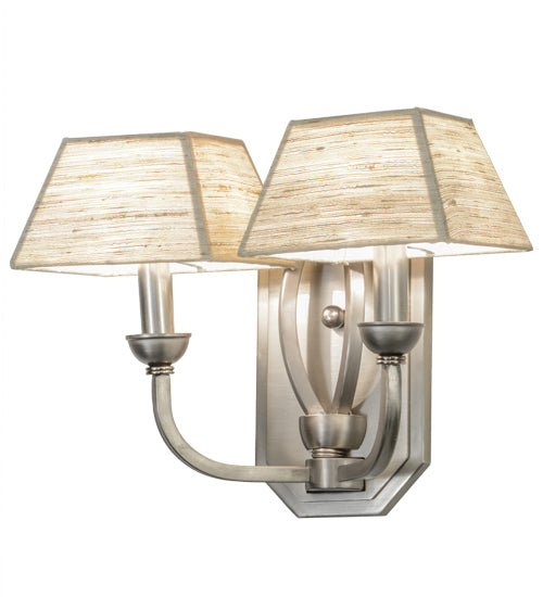 Meyda Tiffany Cesta 142263 Wall Light - Brushed Nickel