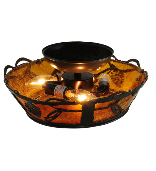 Meyda Tiffany Whispering Pines 142266 Ceiling Light - Timeless Bronze