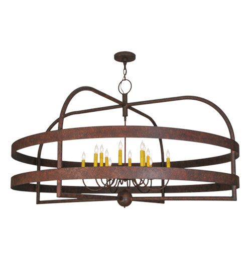 Meyda Tiffany Aldari 142301 Chandelier Light - Antique Copper