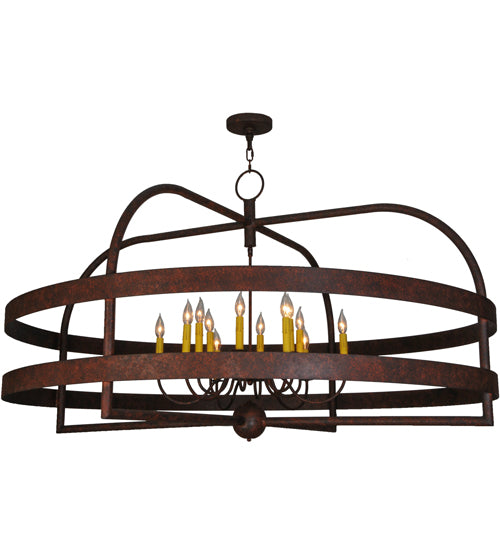Meyda Tiffany Aldari 142301 Chandelier Light - Antique Copper