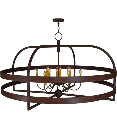 Meyda Tiffany Aldari 142301 Chandelier Light - Antique Copper