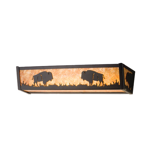 Meyda Tiffany Buffalo 14232 Bath Vanity Light 24 in. wide - Chrome