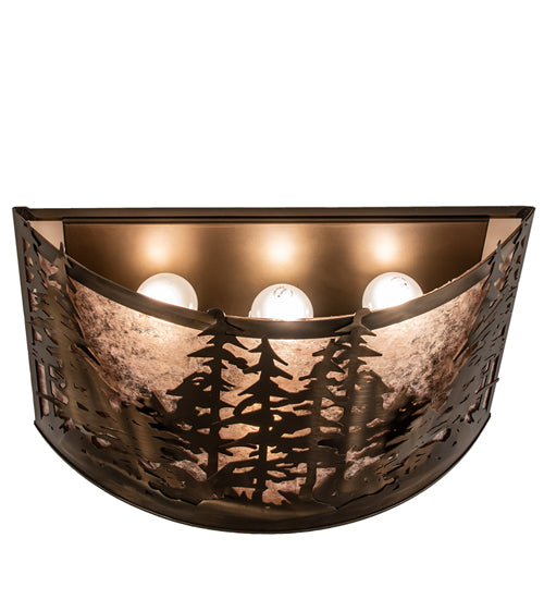 Meyda Tiffany Tall Pines 142346 Wall Light - Antique Copper