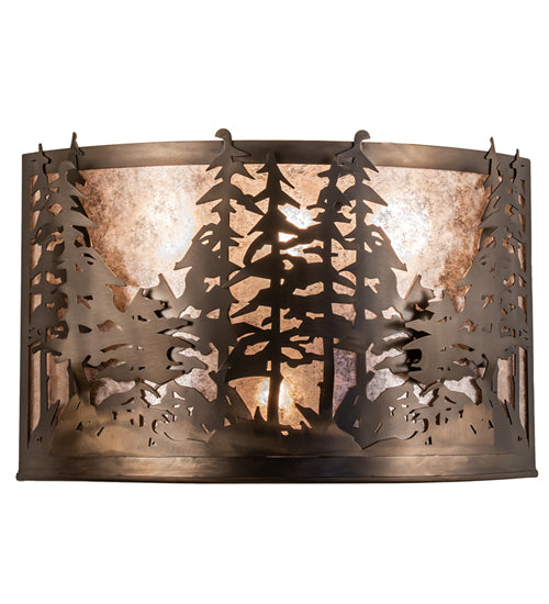 Meyda Tiffany Tall Pines 142346 Wall Light - Antique Copper