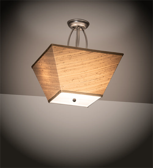 Meyda Tiffany Cesta 142378 Pendant Light - Brushed Nickel