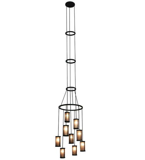 Meyda Tiffany Cartier 142437 Chandelier Light - Mahogany Bronze